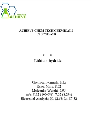 Litiumhydridi CAS 7580-67-8