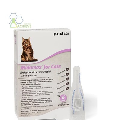 Paikallinen imidaklopridimoksidektiiniliuos