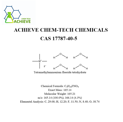 Tetrametyyliammoniumfluoriditetrahydraatti CAS 17787-40-5